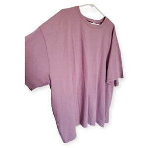 Zenana 1X Cotton Crew Neck Tee Short Sleeved Relaxed Fit